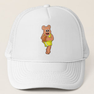 Casquette L'ours dans les sports de basket-ball