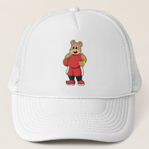 Casquette L'ours dans les sports de basket-ball