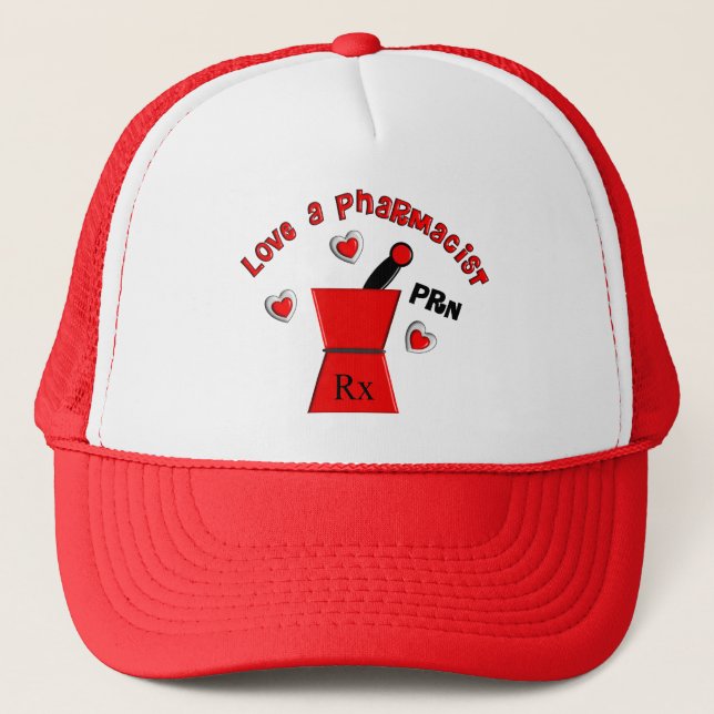 Casquette "Love A Pharmacist PRN" Cadeaux uniques (Devant)