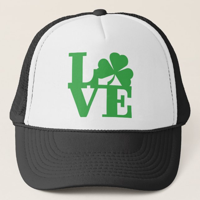 Casquette LOVE and Shamrocks (Devant)