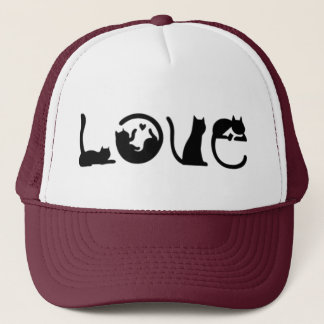 Casquette Love Animaux Trucker Chapeau
