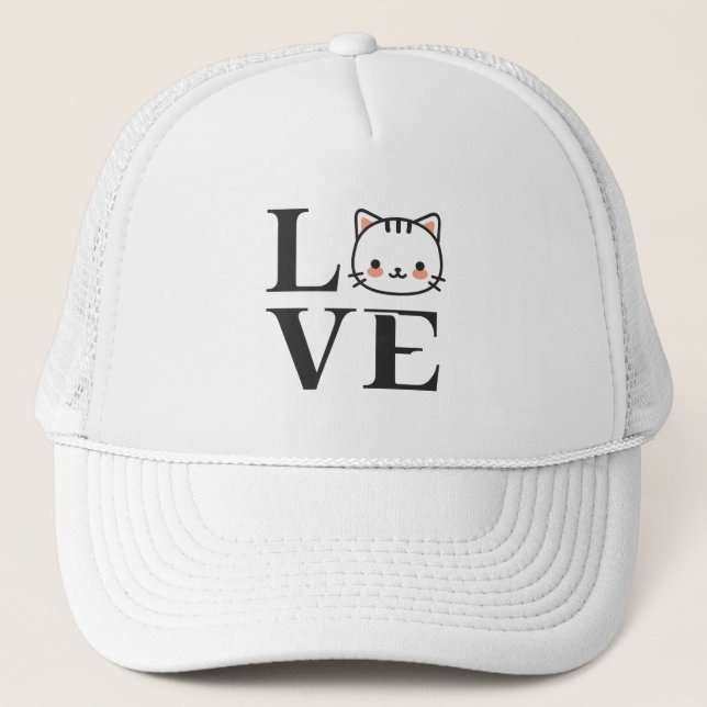 Casquette Love Cats (Devant)