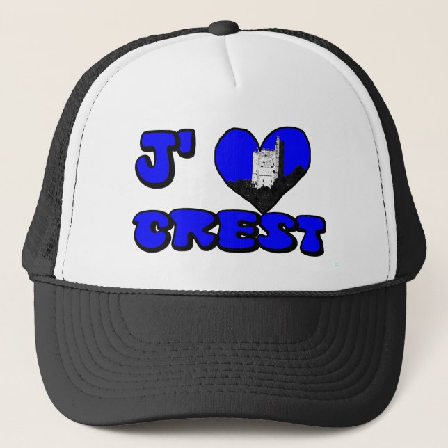 Casquette Love Crest blue (Devant)