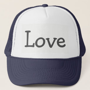 Casquette Love Cute Word Print Design