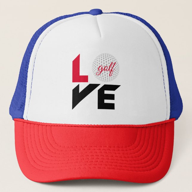 Casquette Love golf (Devant)