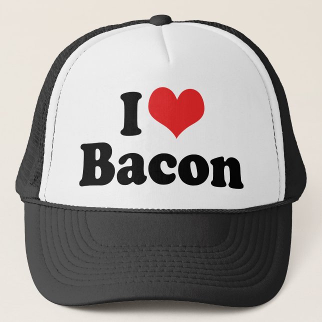 Casquette Love Heart Bacon (Devant)