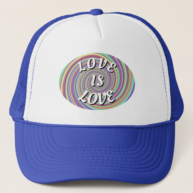 Casquette Love Is Love Fierté   (Devant)