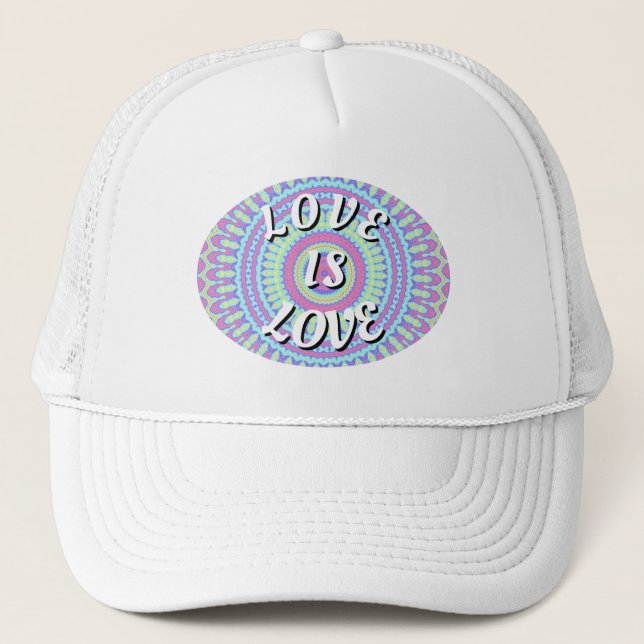 Casquette Love Is Love Fierté   (Devant)