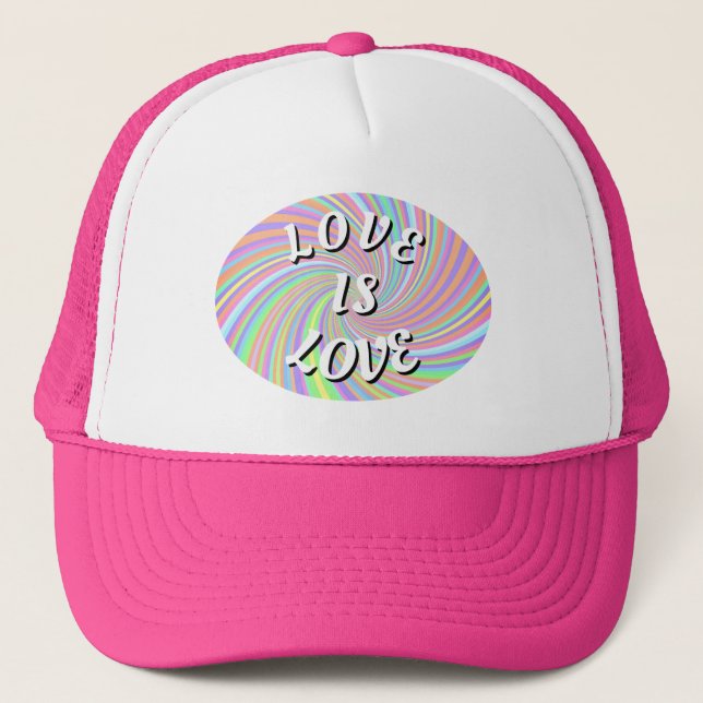 Casquette Love Is Love Fierté   (Devant)