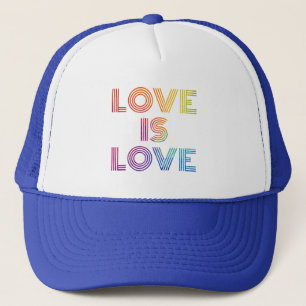 Casquette Love is Love Modern Stripes