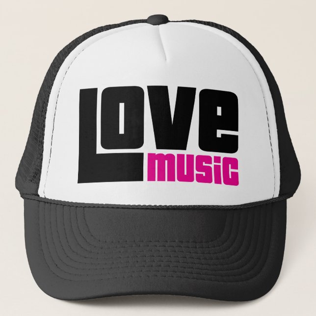 Casquette Love Music (Devant)