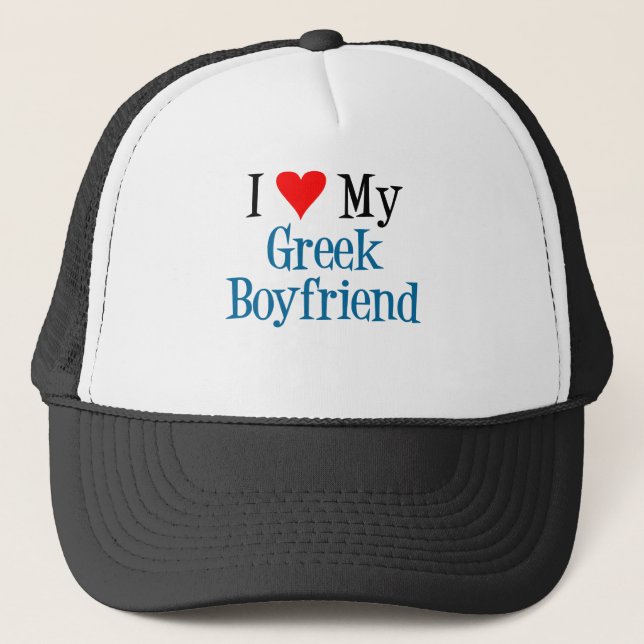 Casquette Love My Greek Boyfriend (Devant)