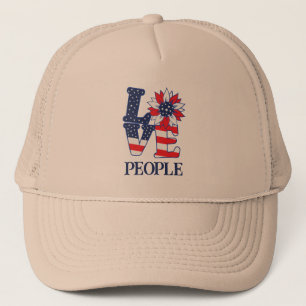 Casquette Love People Trucker Hat