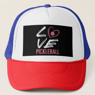 Casquette Love Pickleball Coeur Pickle Ball Femmes Filles En