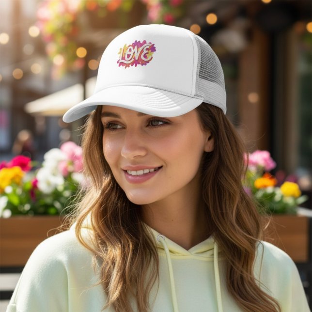 Casquette LOVE Trucker Hat (Créateur téléchargé)