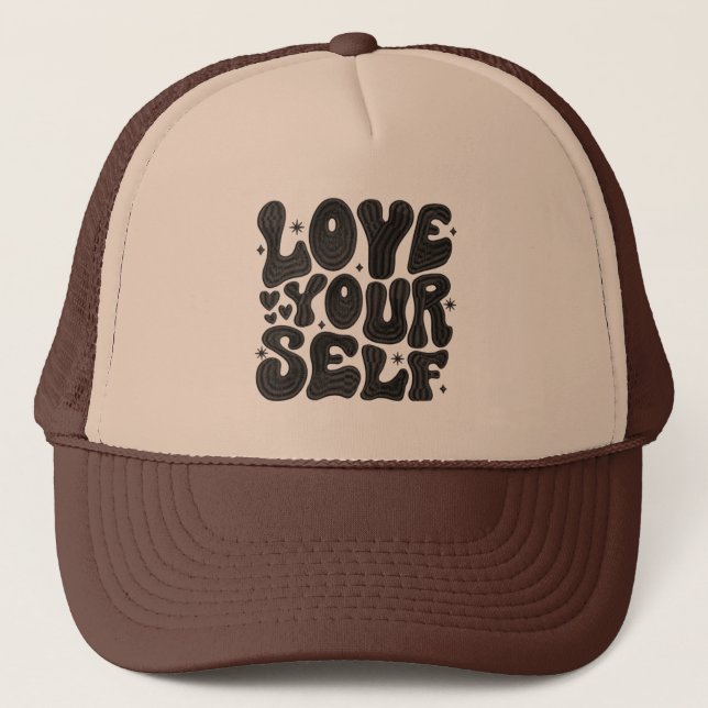 Casquette Love Yourself Trucker Chapeau (Devant)