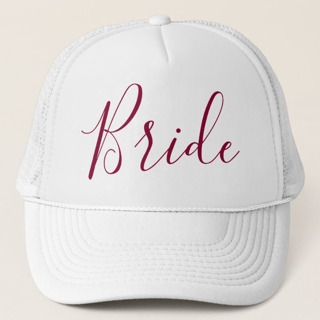Casquette Lovely Bride Calligraphie (Devant)