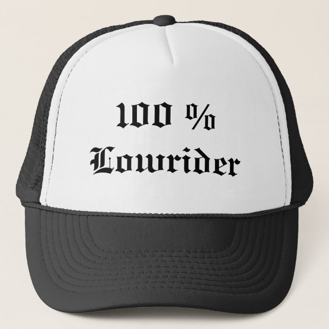 Casquette Lowrider de 100 % (Devant)
