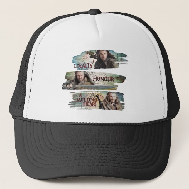 Casquette Loyauté, Honneur, Un Coeur Volant (Devant)
