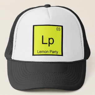 Casquette Lp - Tee du symbole d'élément de chimie de parti d