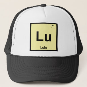 Casquette Lu - Musique du Luth Chimie Symbole du tableau pér
