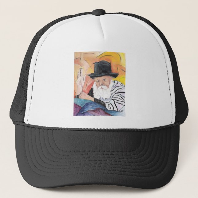 CASQUETTE LUBAVITCHER REBBE (Devant)