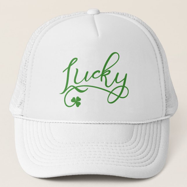 Casquette Lucky Shamrock Jour de la Saint Patrick (Devant)