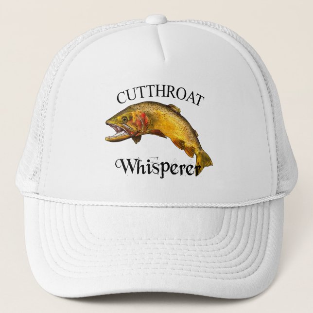 Casquette Lumière de Whisperer de truite cutthroe (Devant)