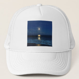 CASQUETTE LUMIÈRE LUNE SUR LA PLAGE