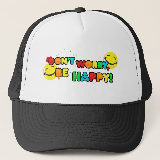 Casquette lumineux ne vous inquiétez pas soit conception (Devant)