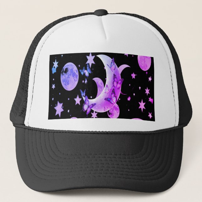 Casquette lunaire cosmique - Casques inspirés par  (Devant)