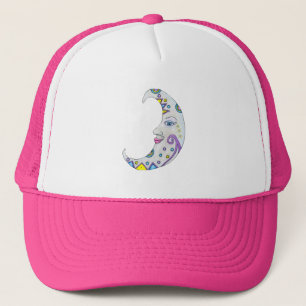 Casquette Lune à croissant d'Imaginaire Abstrait aux couleur