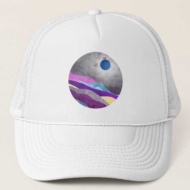 Casquette Lune bleue (Devant)