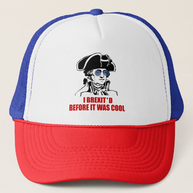Casquette Lunettes de soleil à drapeau George Washington Bre (Devant)