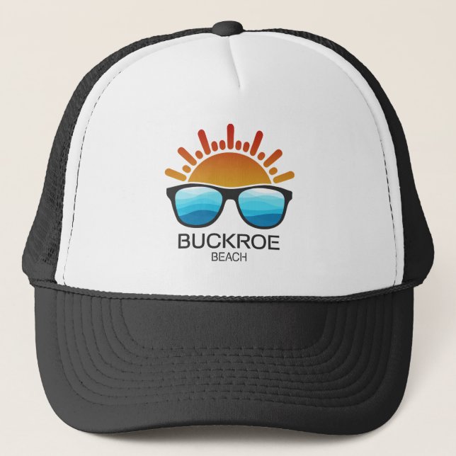 Casquette Lunettes de soleil de Buckroe Beach Virginia (Devant)