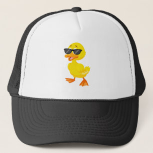 Casquette Lunettes de soleil de canard jaune cadeau sucré po
