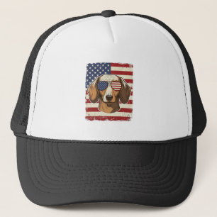 Casquette Lunettes de soleil drapeau vintage patriotique tec