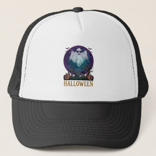 Casquette Lunettes de soleil fantôme Halloween Violet Lune C