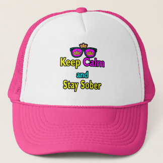 Casquette Lunettes de soleil Parody Crown Gardez votre calme