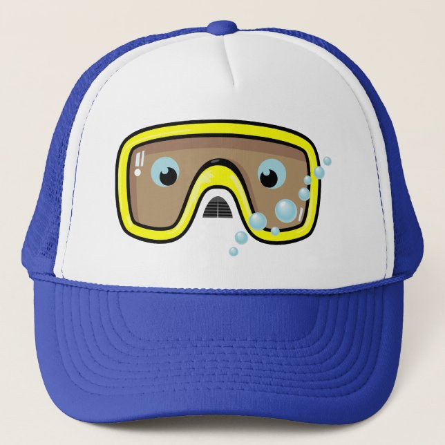 Casquette Lunettes jaunes (Devant)
