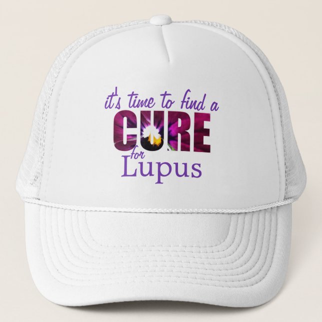 Casquette Lupus Sensibilisation Cure / Lilac Purple Personna (Devant)