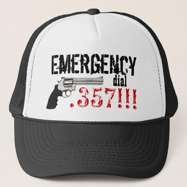 Casquette L'urgence composent .357 ! ! !  Arme à feu 357 (Devant)