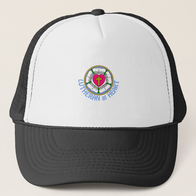 Casquette Luthérien au coeur (Devant)