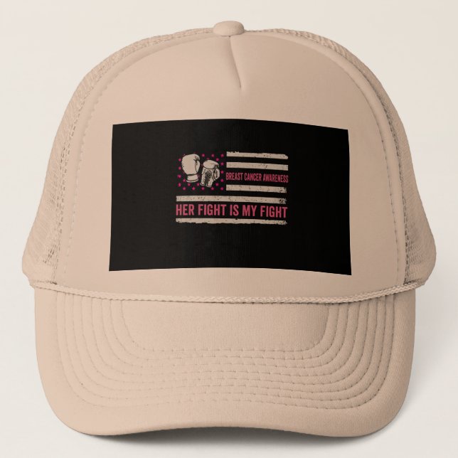 Casquette lutte contre le cancer du sein (Devant)