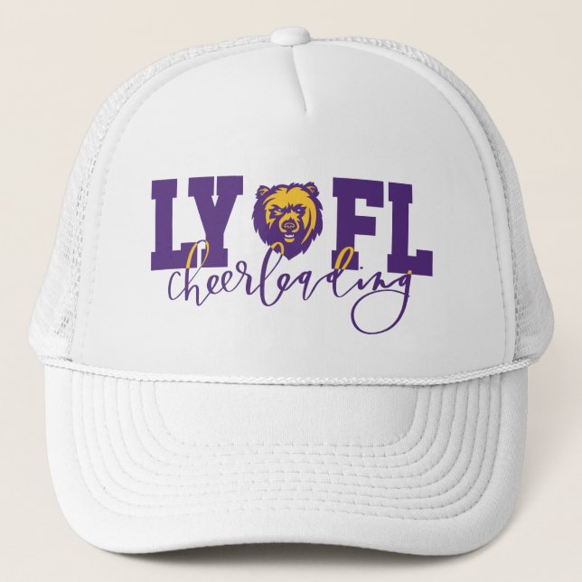 Casquette LYFL 10 | LYFL Purple Script Logo Cheer (Devant)