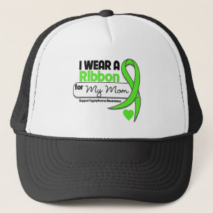 Casquette Lymphoma I Wear Lime Green For My Mom