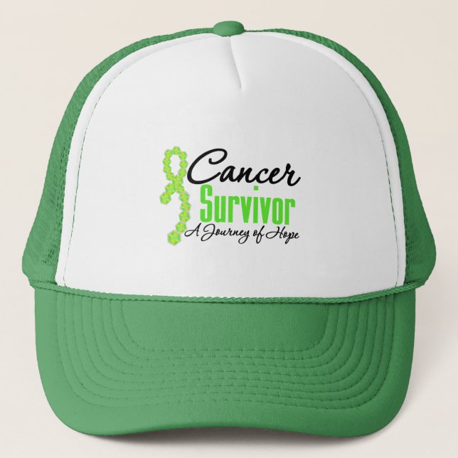 Casquette Lymphome Cancer Survivant Sensibilisation Voyage R (Devant)