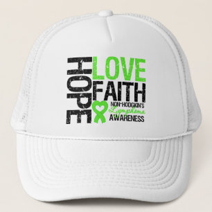 Casquette Lymphome de non-Hodgkin Hope Love Faith