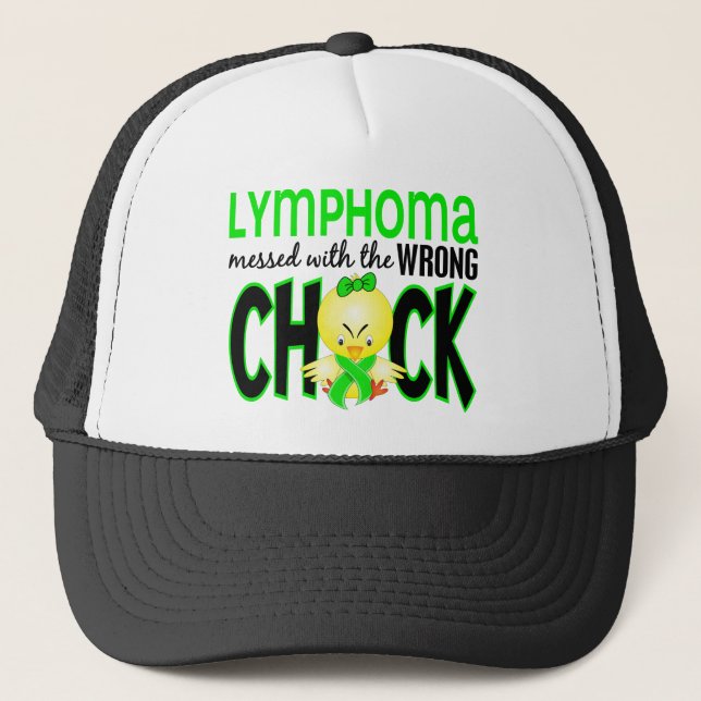 Casquette Lymphome sali avec le poussin faux (Devant)