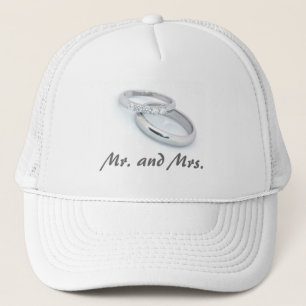 Casquette M. & Bandes Mariages Mme/Silver